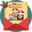 card, christmas, envelope, family, invitation, letter, postcard 