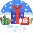 christmas, cold, decoration, gift, present, snow, snowflake
