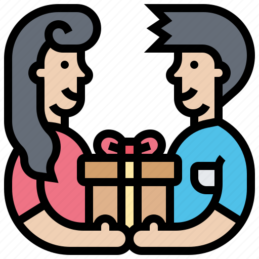 Anniversary, celebration, gift, giving, present icon - Download on Iconfinder