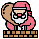 claus, delivery, happiness, present, santa
