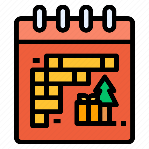 Calendar, celebration, christmas, date, tree icon - Download on Iconfinder