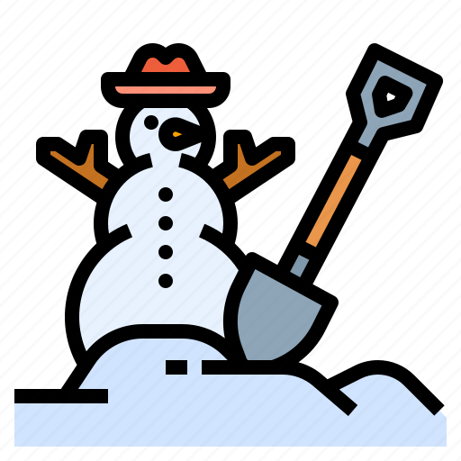 Christmas, shovel, snow, snowman, winter icon - Download on Iconfinder