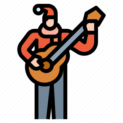 Christmas, guitar, live, music, singing icon - Download on Iconfinder