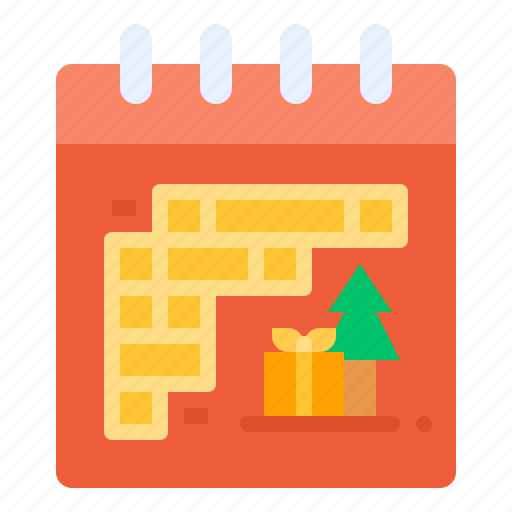 Calendar, celebration, christmas, date, tree icon - Download on Iconfinder