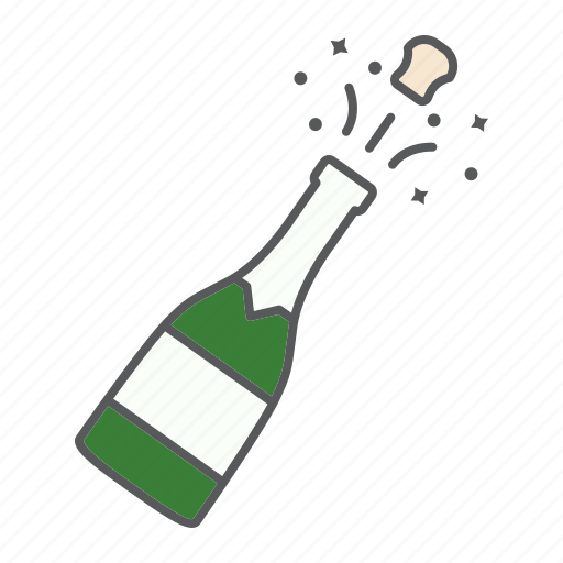 Drink, champagne, popping, christmas, bottle, alcohol, pop icon - Download on Iconfinder
