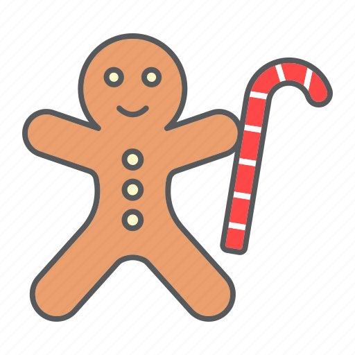 Man, gingerbread, christmas, dessert, cookie, candy, sweet icon - Download on Iconfinder