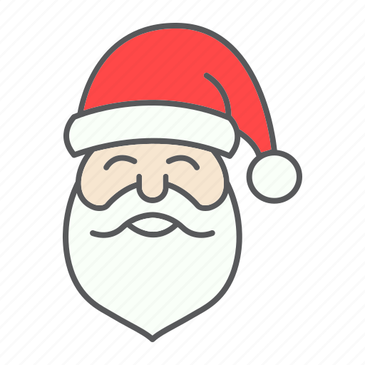 Xmas, santa, head, christmas, claus, merry, hat icon - Download on Iconfinder