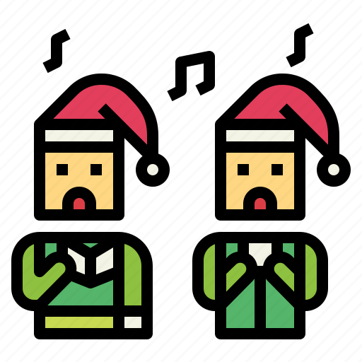 Christmas, xmas, caroling, hat, sing icon - Download on Iconfinder