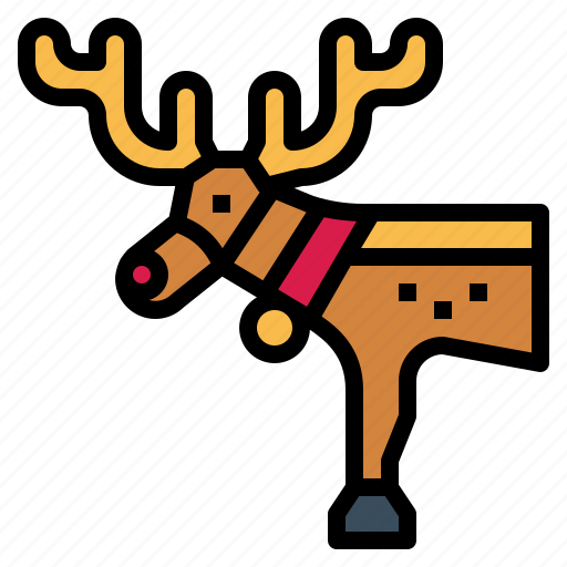 Christmas, animal, deer, wildlife, reindeer icon - Download on Iconfinder