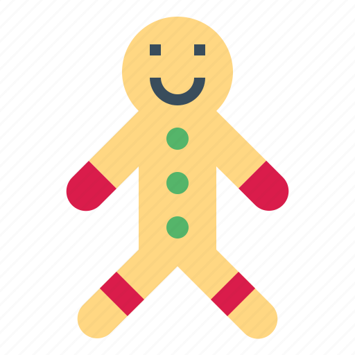 Gingerbread, cookie, man, bread, christmas, dessert icon - Download on Iconfinder