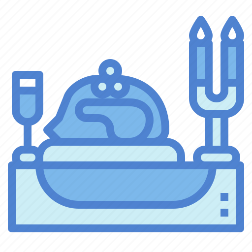 Turkey, food, roast, dinner, christmas, candle icon - Download on Iconfinder