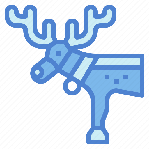 Christmas, deer, animal, wildlife, reindeer icon - Download on Iconfinder