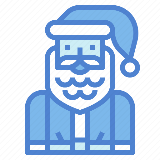 Old, claus, xmas, santa, christmas, man icon - Download on Iconfinder