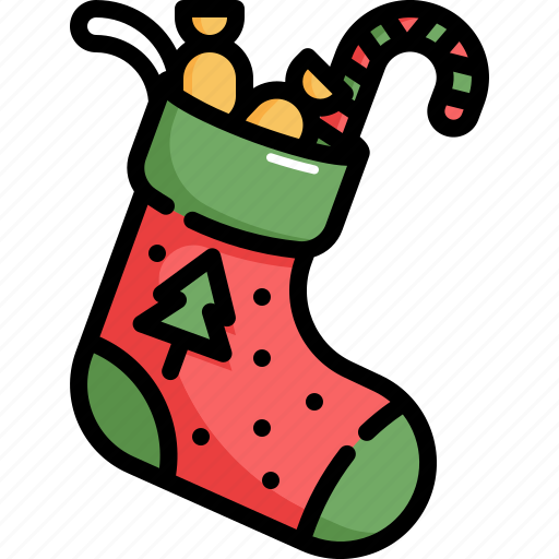 Xmas, christmas, socks, sock, celebration, candy, holiday icon - Download on Iconfinder