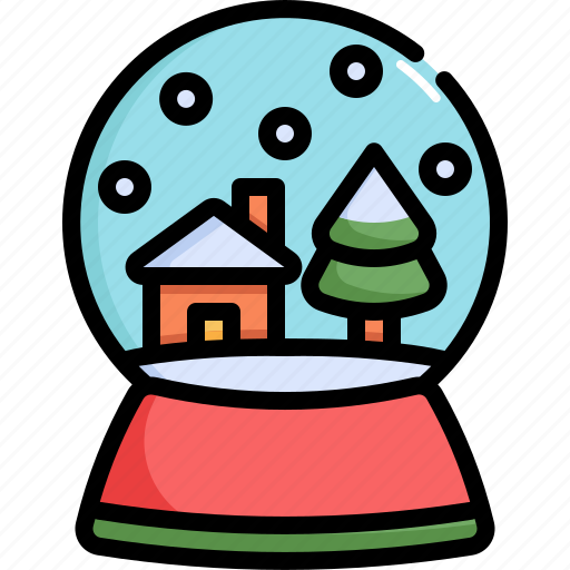 Xmas, christmas, snow globe, snow, crystal ball, ball, globe icon - Download on Iconfinder