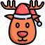 deer, xmas, christmas, reindeer, santa cluse, celebration, holiday 