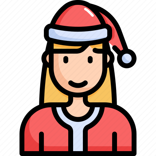 Avatar, christmas, xmas, woman, profile, celebration, holiday icon - Download on Iconfinder