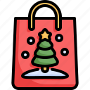 shopping, xmas, christmas, bag, celebration, holiday