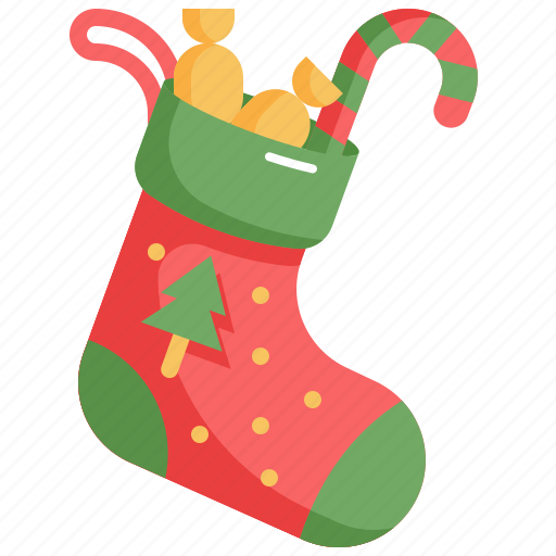 Candy cane, holiday, christmas, candy, celebration, xmas, sock icon - Download on Iconfinder