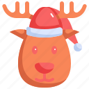reindeer, holiday, deer, christmas, santa claus, celebration, xmas