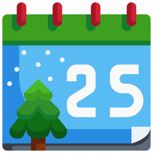 Christmas, day, time, date, calendar, tree icon - Download on Iconfinder