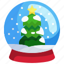 christmas, ornament, ball, snowball, festive