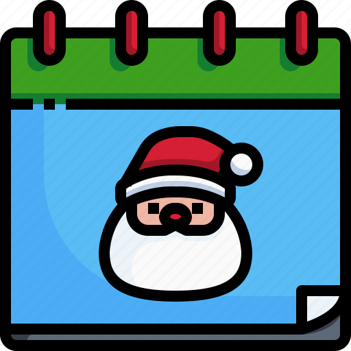 Day, date, xmas, christmas, calendar, claus, santa icon - Download on Iconfinder