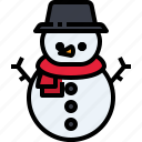 snow, christmas, winter, snowman, xmas