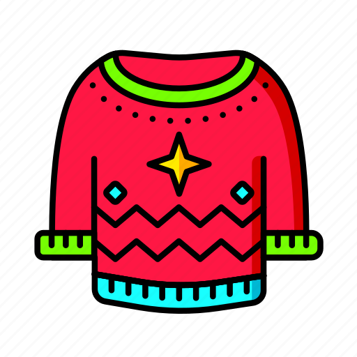 Christmas sweater, new year, christmas, sweater, holiday, winter, xmas icon - Download on Iconfinder