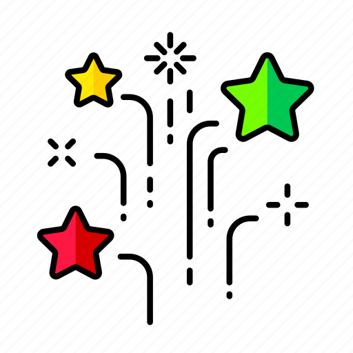 New year, christmas, holiday, star, xmas, fireworks, decoration icon - Download on Iconfinder