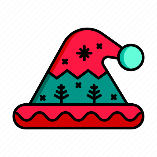Winters, santa hat, christmas, hat, santa clause cap, xmas, cap icon - Download on Iconfinder
