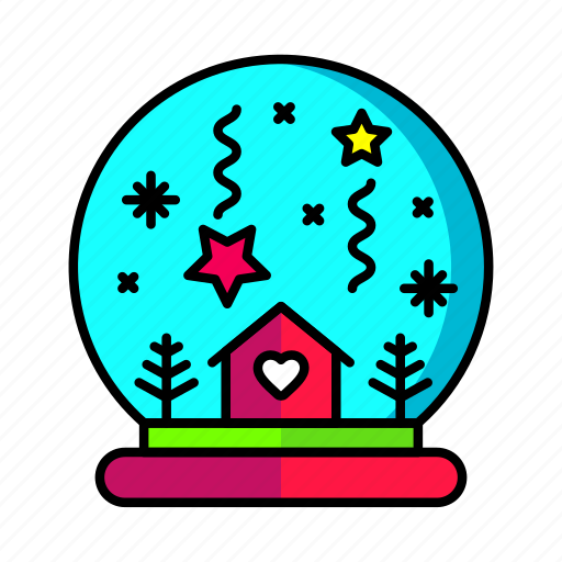 Tree, snow globe, christmas, holiday, xmas, decoration, glass icon - Download on Iconfinder