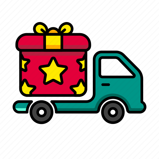 Present, giftbox, box, christmas, travel, truck, xmas icon - Download on Iconfinder