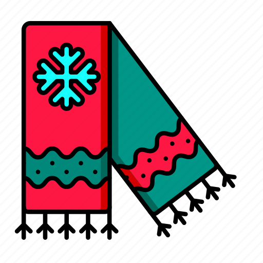 Snow, cold, christmas, winter, scarf, winter scarf, santa icon - Download on Iconfinder