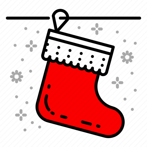 Christmas, sock, decoration, xmas, santa, celebration, holiday icon - Download on Iconfinder