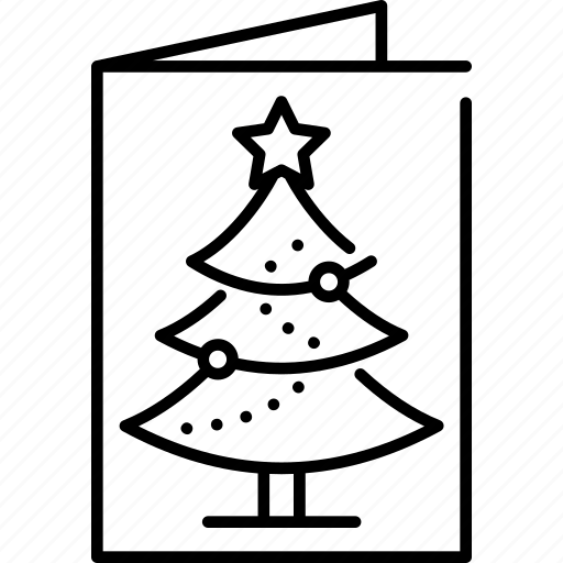 Christmas card, card, christmas, clothes, clothing, fashion greeting, tree icon - Download on Iconfinder