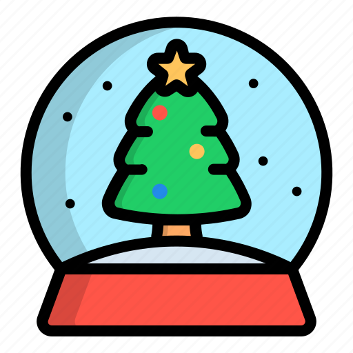 Christmas, winter, celebration, snow, december, snow globe icon - Download on Iconfinder