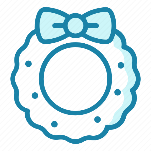 Christmas, winter, celebration, snow, december, wreath icon - Download on Iconfinder