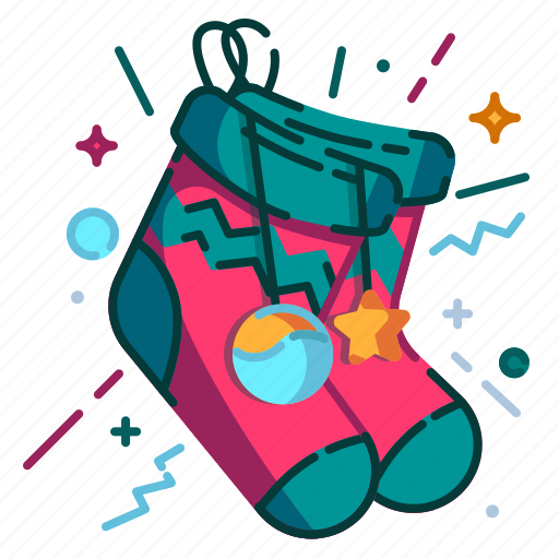 Sock, christmas, fashion, clothes, clothing, foot, cotton icon - Download on Iconfinder