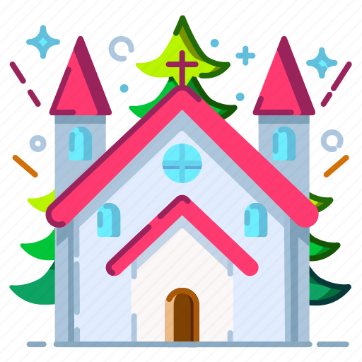 Church, christmas, religion, christian, religious, god, catholic icon - Download on Iconfinder