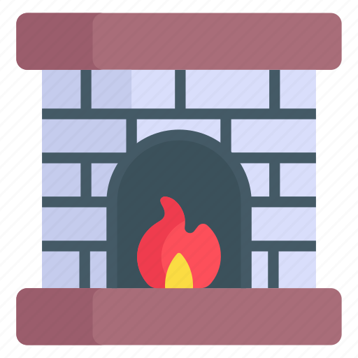 Firehouse, flame, winter, emergency, chimney, house, christmas icon - Download on Iconfinder
