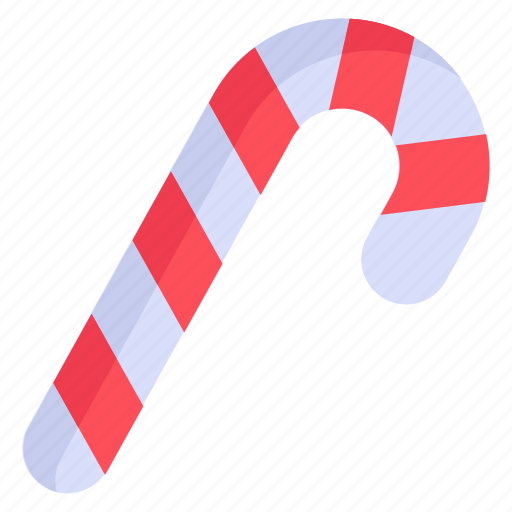 Candy cane, candy, sweet, dessert, xmas, candy stick, rainbow candy icon - Download on Iconfinder