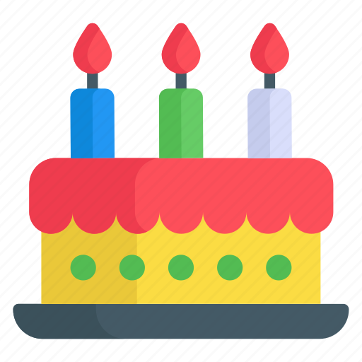 Birthday cake, cake, dessert, sweet, celebration, birthday, wedding cake icon - Download on Iconfinder