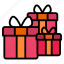 box, gift, christmas, decoration, package, ribbon 