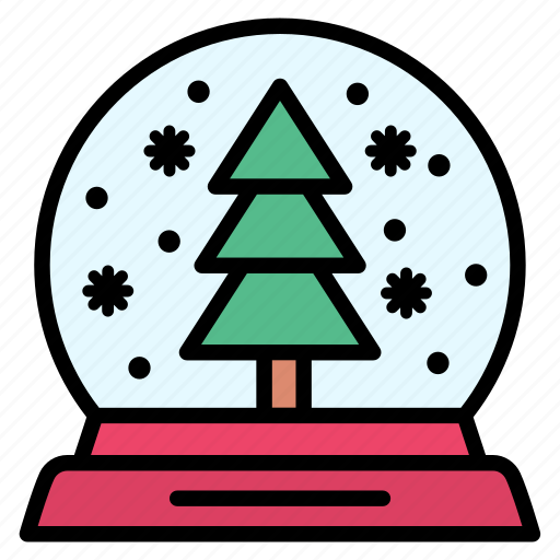 Christmas, decor, decoration, snow, snowglobe, tree icon - Download on Iconfinder