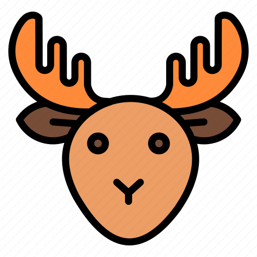 Christmas, deer, head, reindeer icon - Download on Iconfinder
