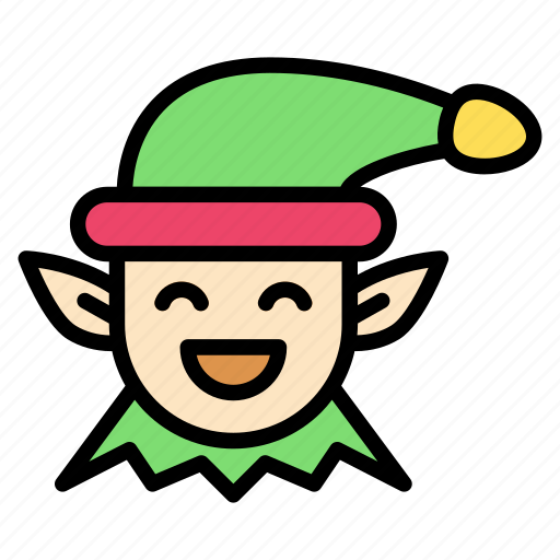 Elf, christmas, emoji, emoticon, happy, smile icon - Download on Iconfinder