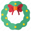 wreath, christmas, xmas, merry, adornment, ornament