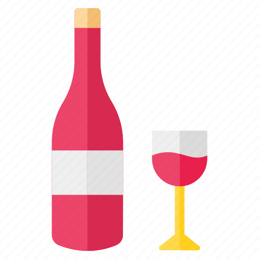 Glass, bottle, wine, alcohol icon - Download on Iconfinder