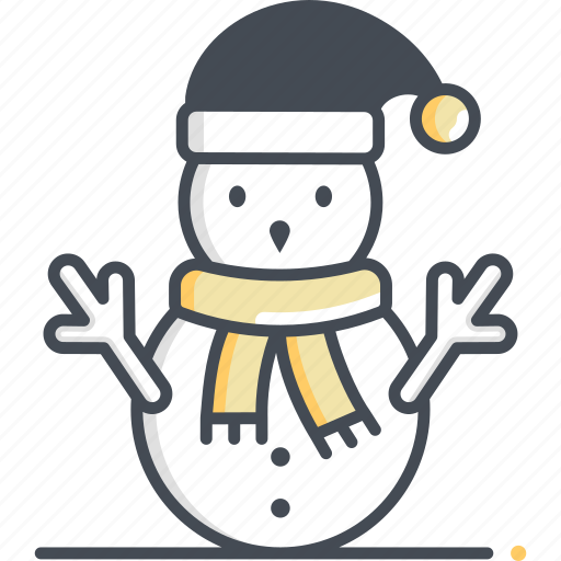 Snowman, new year, winter, frosty icon - Download on Iconfinder